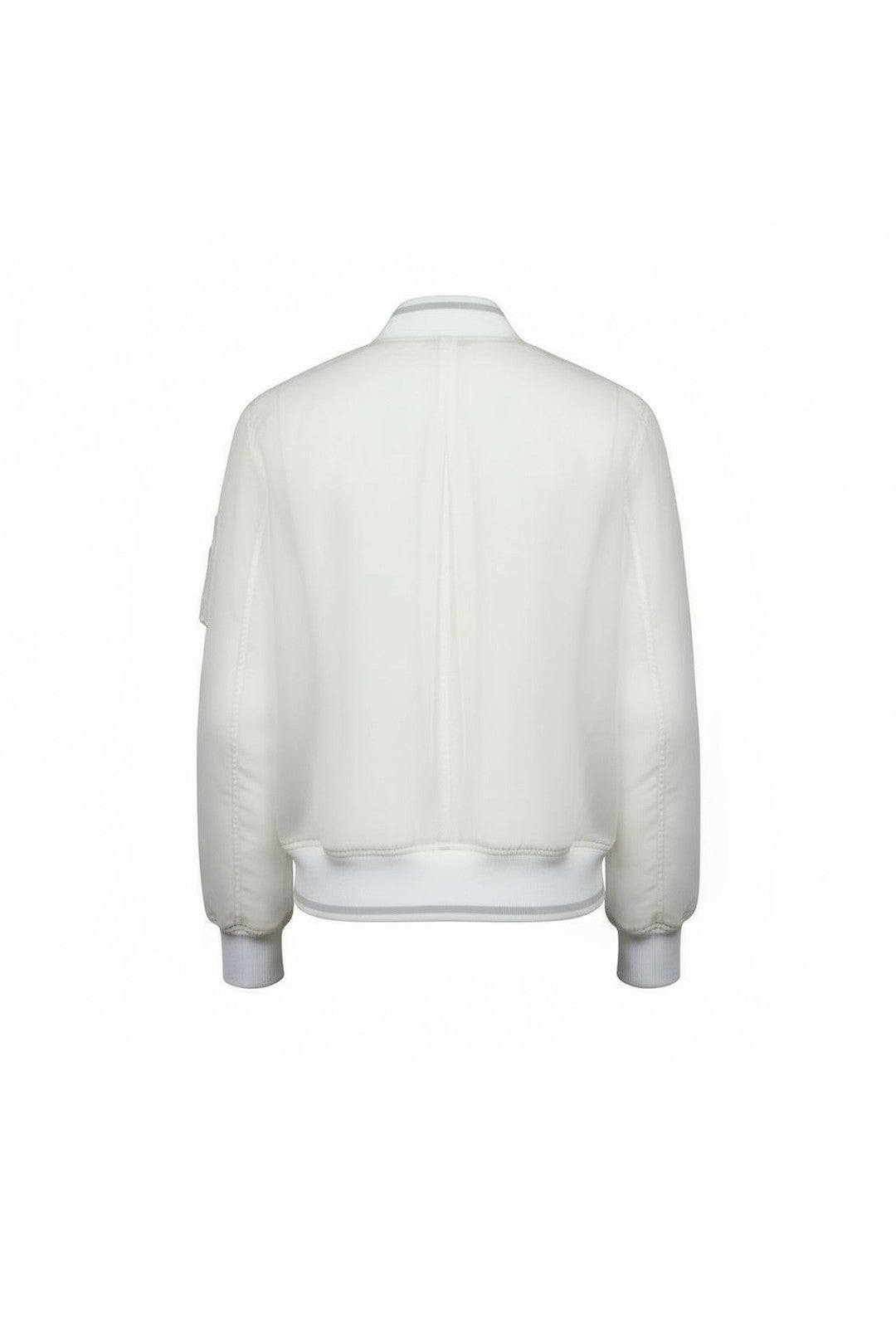 Jinju Silk See-through Bomber