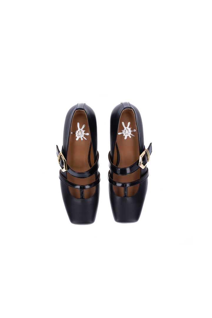 Aku Mary-Jane Loafers Black