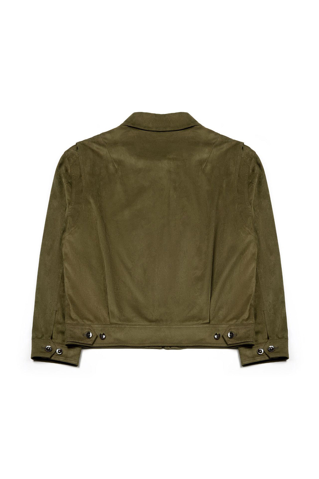 Olive Headlight Jacket by IOEDLE, showcasing a stylish outdoor jacket with a hood and functional design.