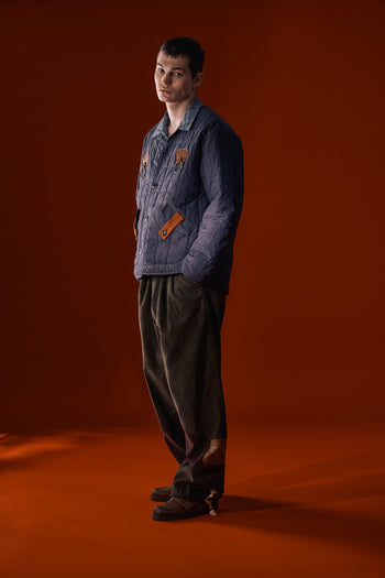 Welcoming Gate Quilted Jacket Charcoal