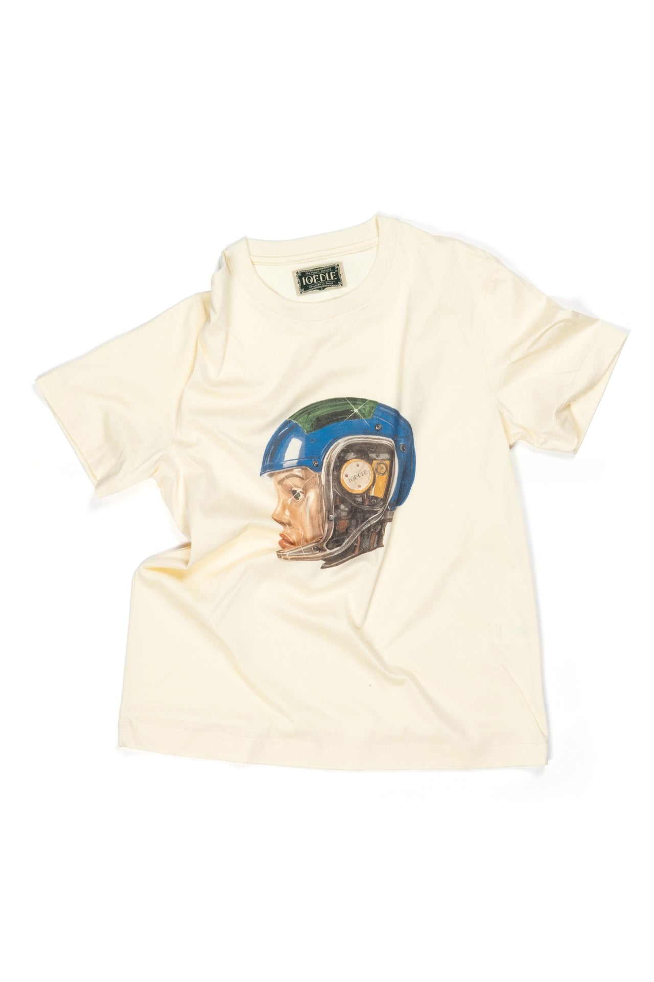IOEDLE Tears.exe T-shirt featuring a graphic print on the front, casual tops for everyday wear.