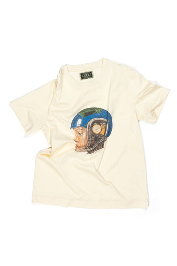 IOEDLE Tears.exe T-shirt featuring a graphic print on the front, casual tops for everyday wear.