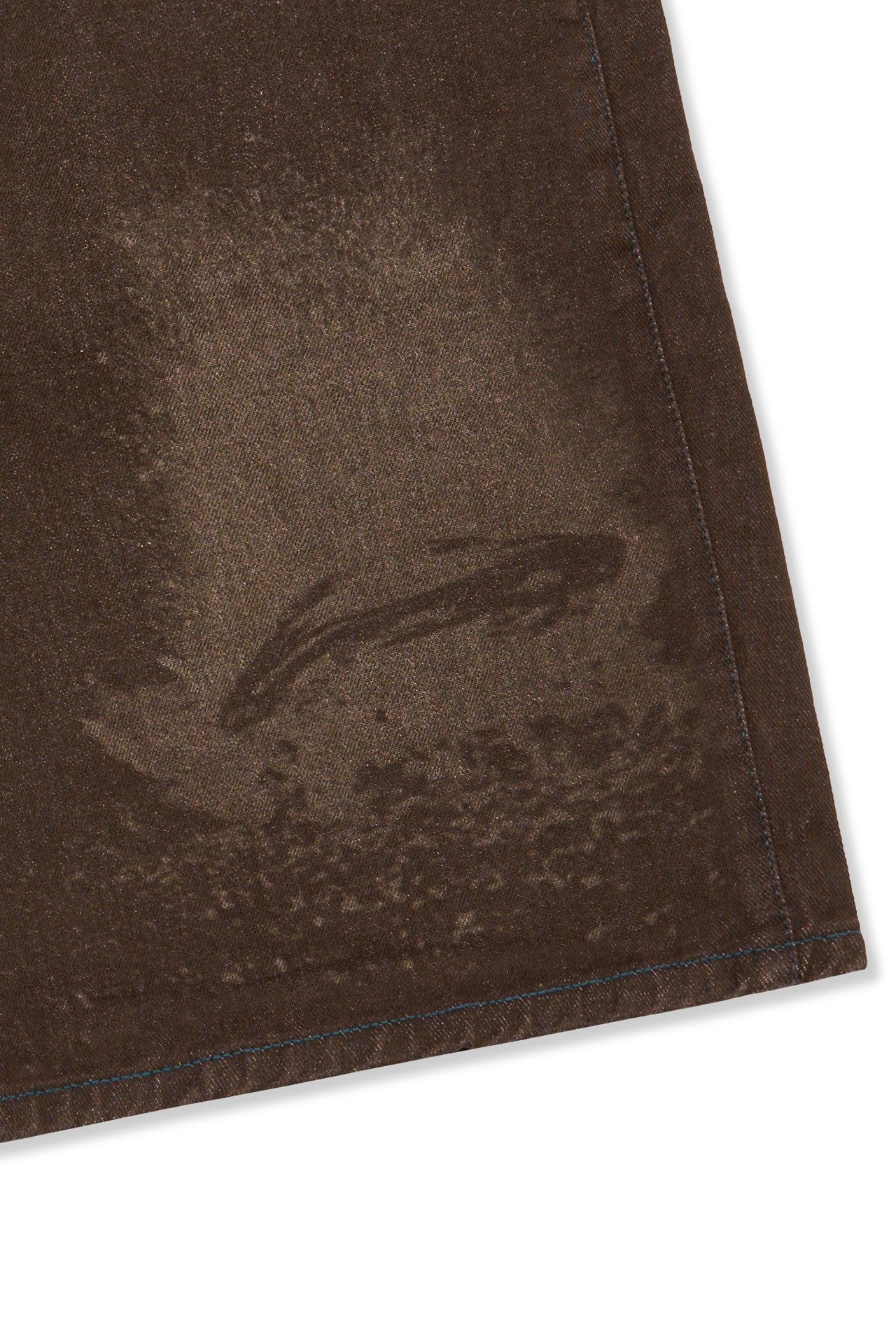 Laser-engraved shorts by IOEDLE, featuring intricate designs on casual garden-style shorts with a relaxed fit.