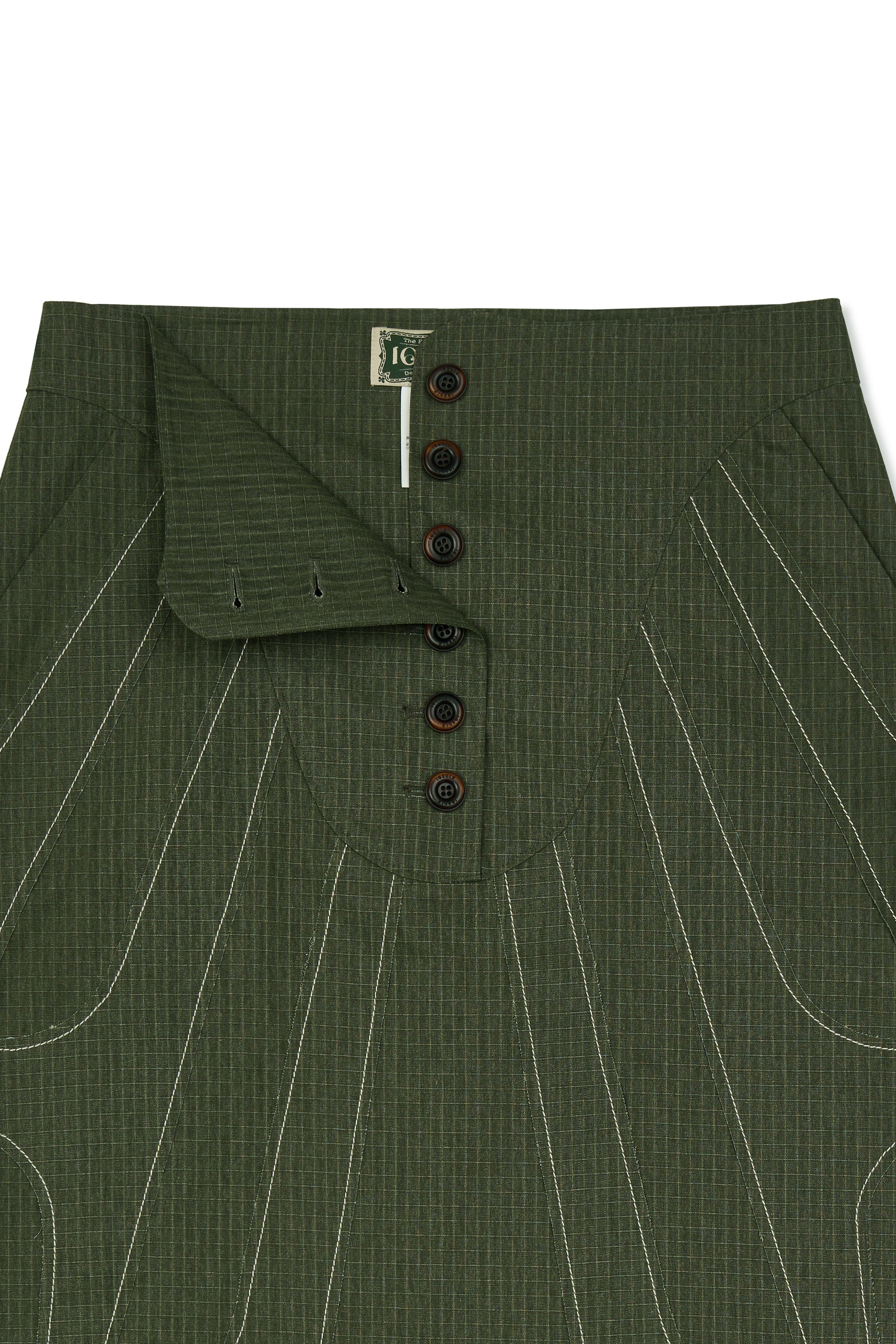 IOEDLE stitched stream skirt, stylish midi skirt with stitched detailing, flowing fabric, perfect for casual or formal wear