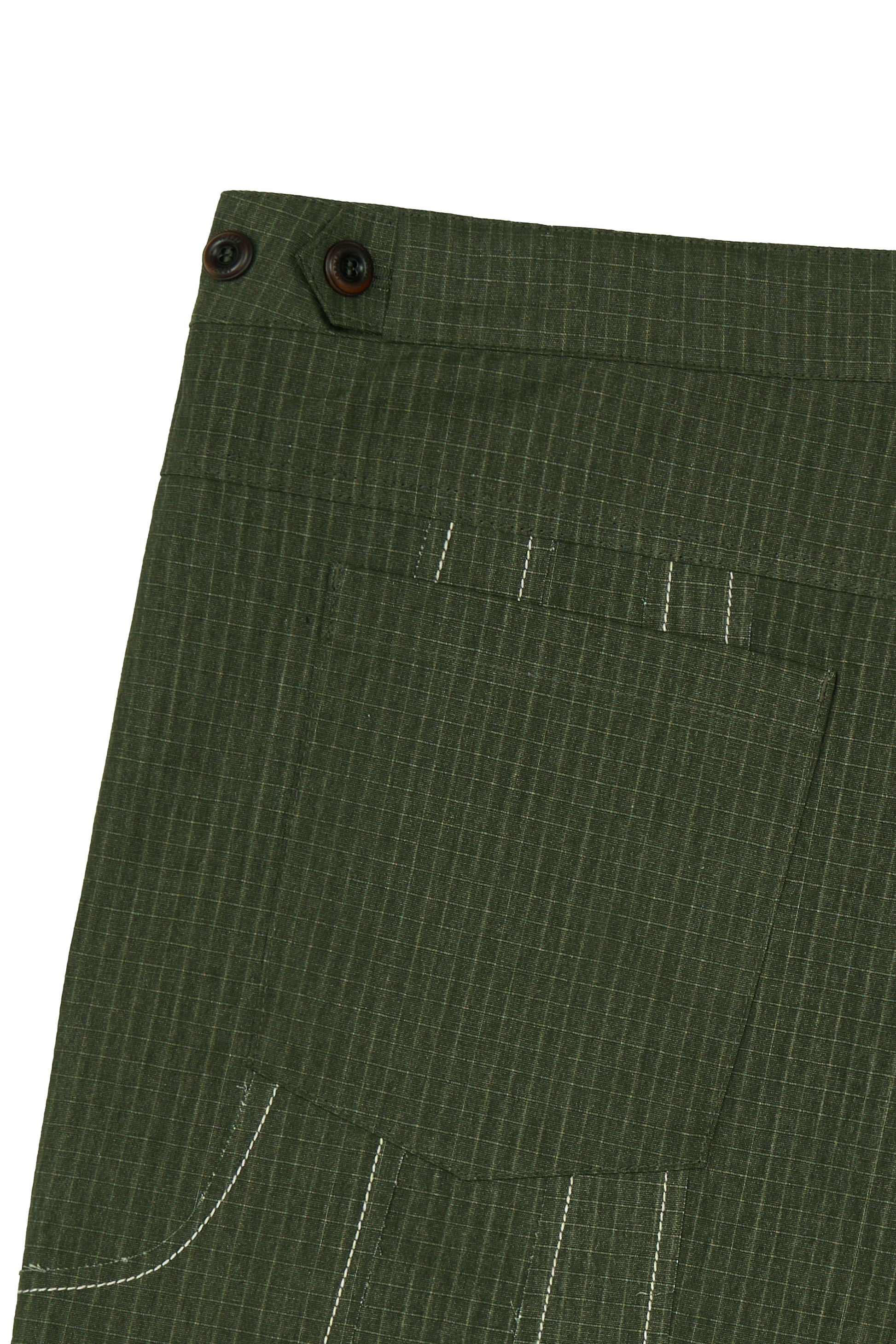 IOEDLE Stitched Stream Shorts in lightweight fabric with stitched design, perfect for casual wear and summer outings.