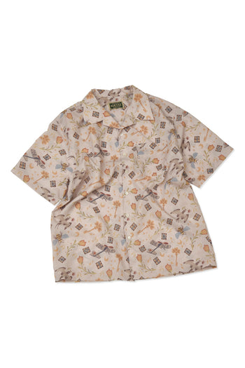 IOEDLE Garden of Science short-sleeve shirt, casual cotton tee with colorful science-themed graphic on front.