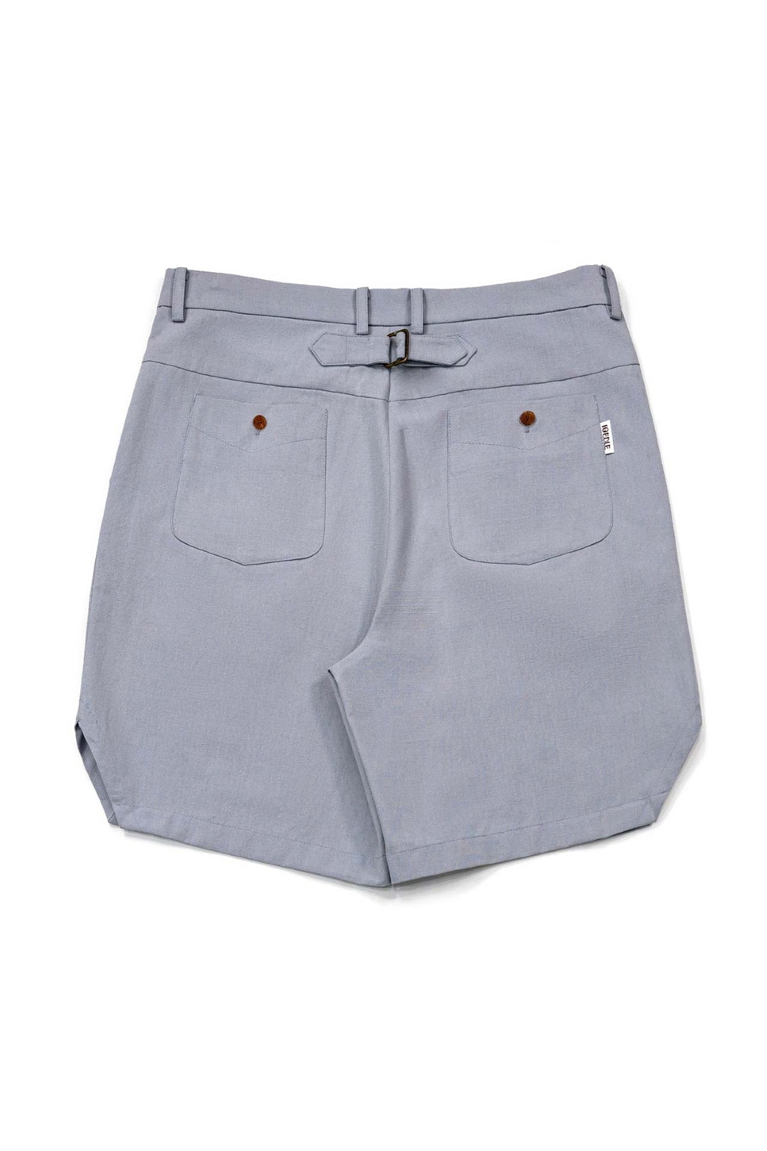 Bird Cross-Stitched Shorts Sky Blue