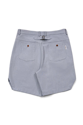 Bird Cross-Stitched Shorts Sky Blue