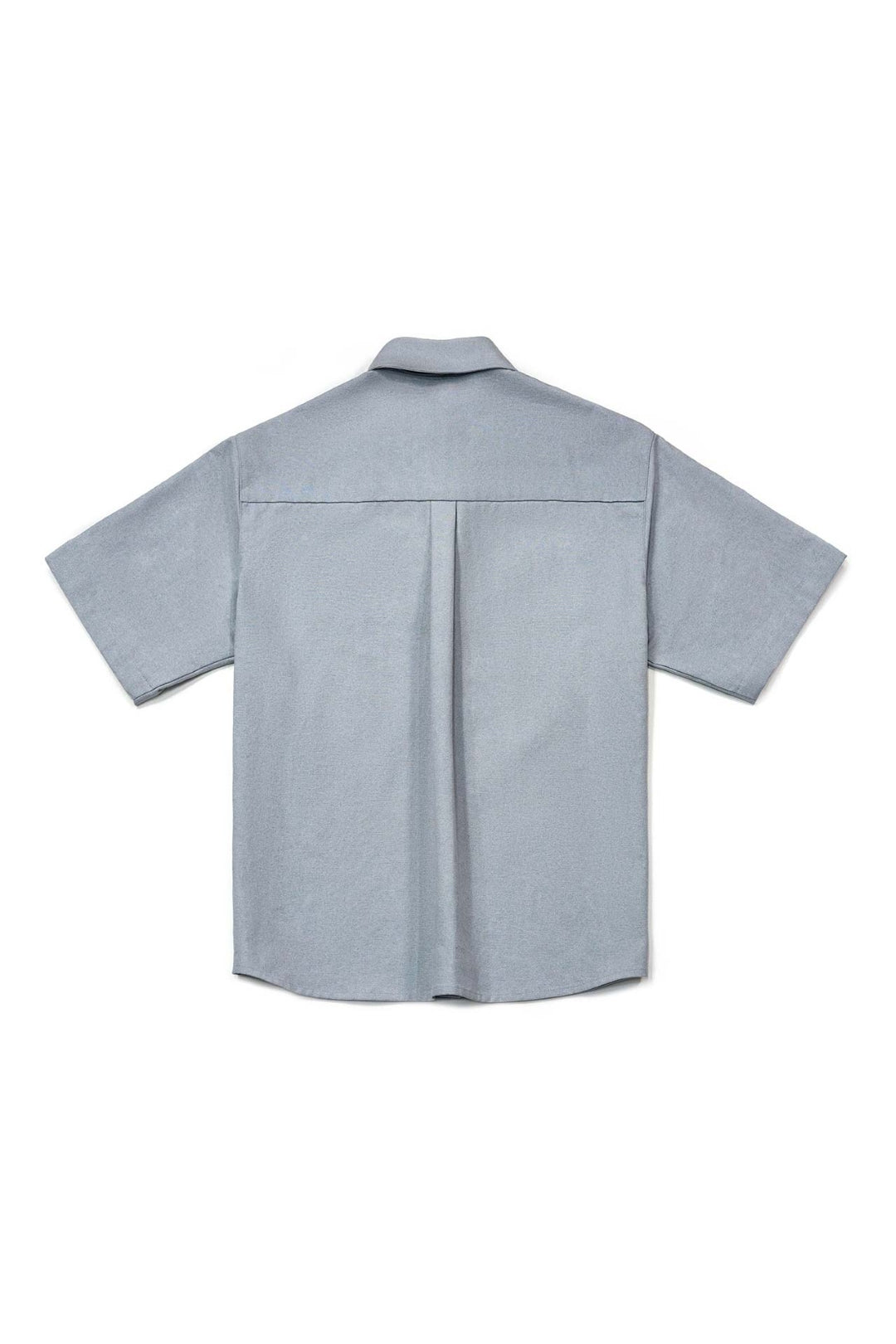 Root House Embroidered Shirt Sky Blue