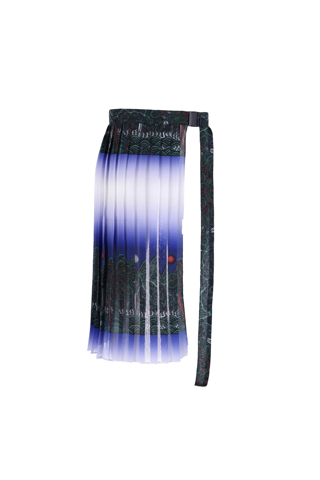Irworobongdo Pleats Wrap Skirt
