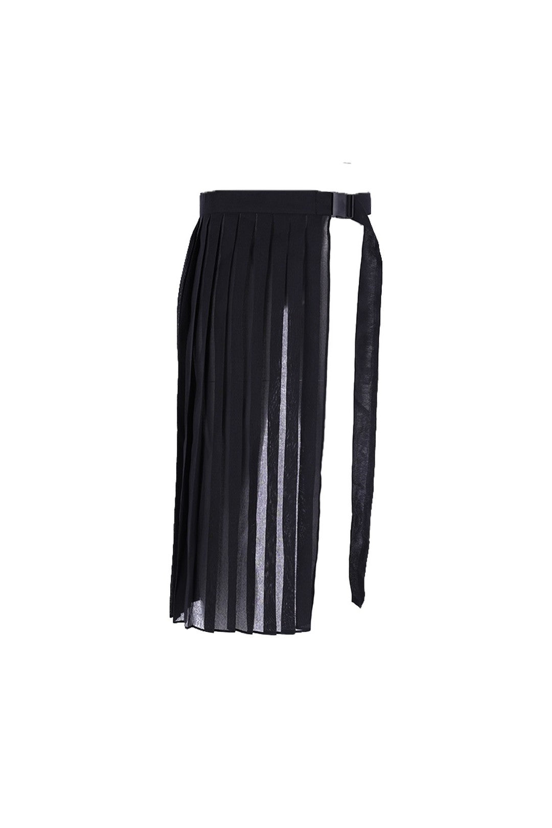 Abstract / Black Wrap Skirt
