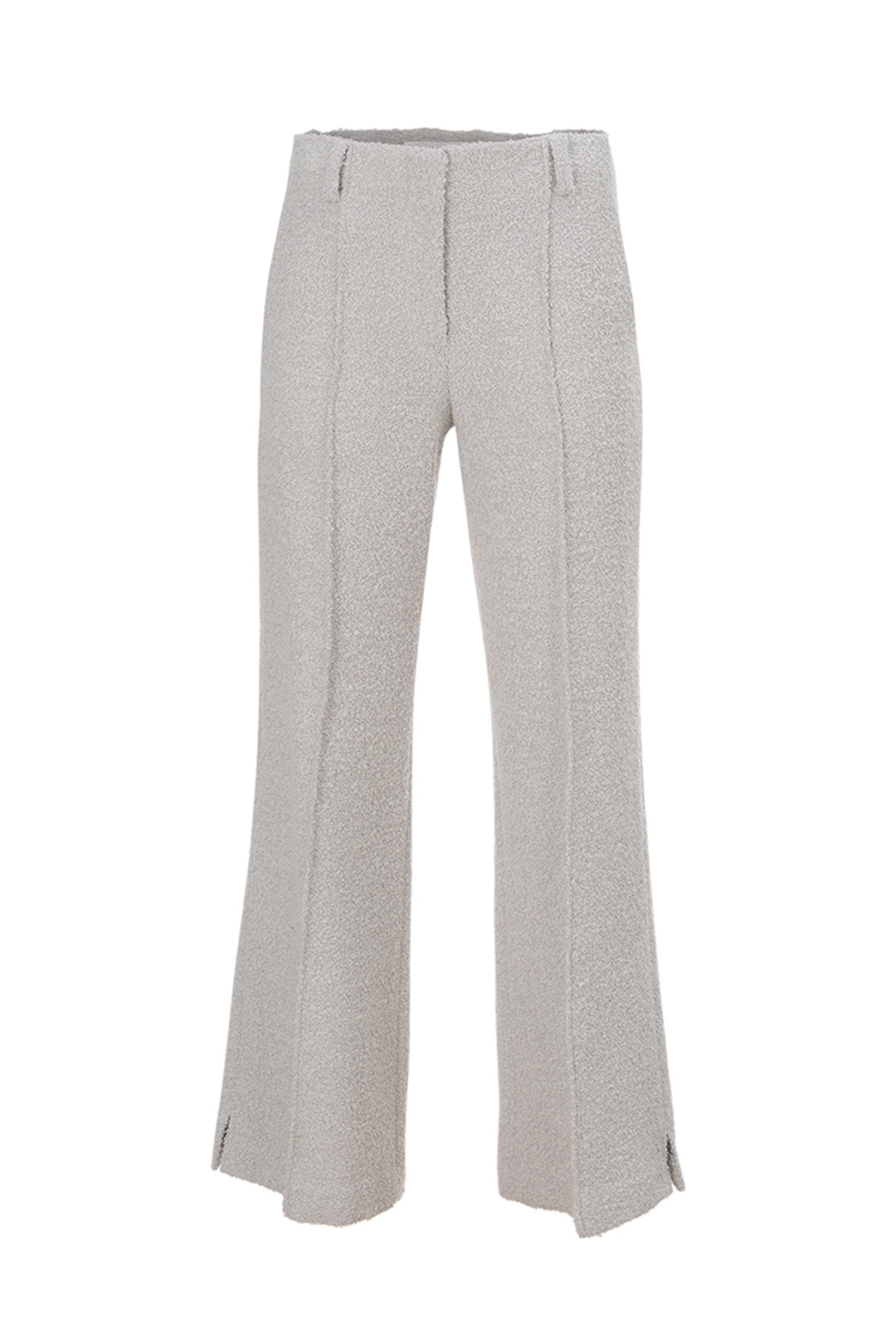 Ivory Bouncle Bell Bottoms from LOVE CRAZY WILD MAN, featuring a flared leg design and high-waisted fit, displayed on a model.