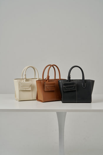 Black MIULIN 1st Anniversary Edition wallet bag with compact design and sleek finish, perfect for everyday use.