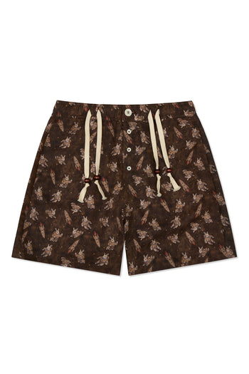 IOEDLE porcelain flight shorts featuring sleek design, lightweight fabric, and modern style for casual wear.