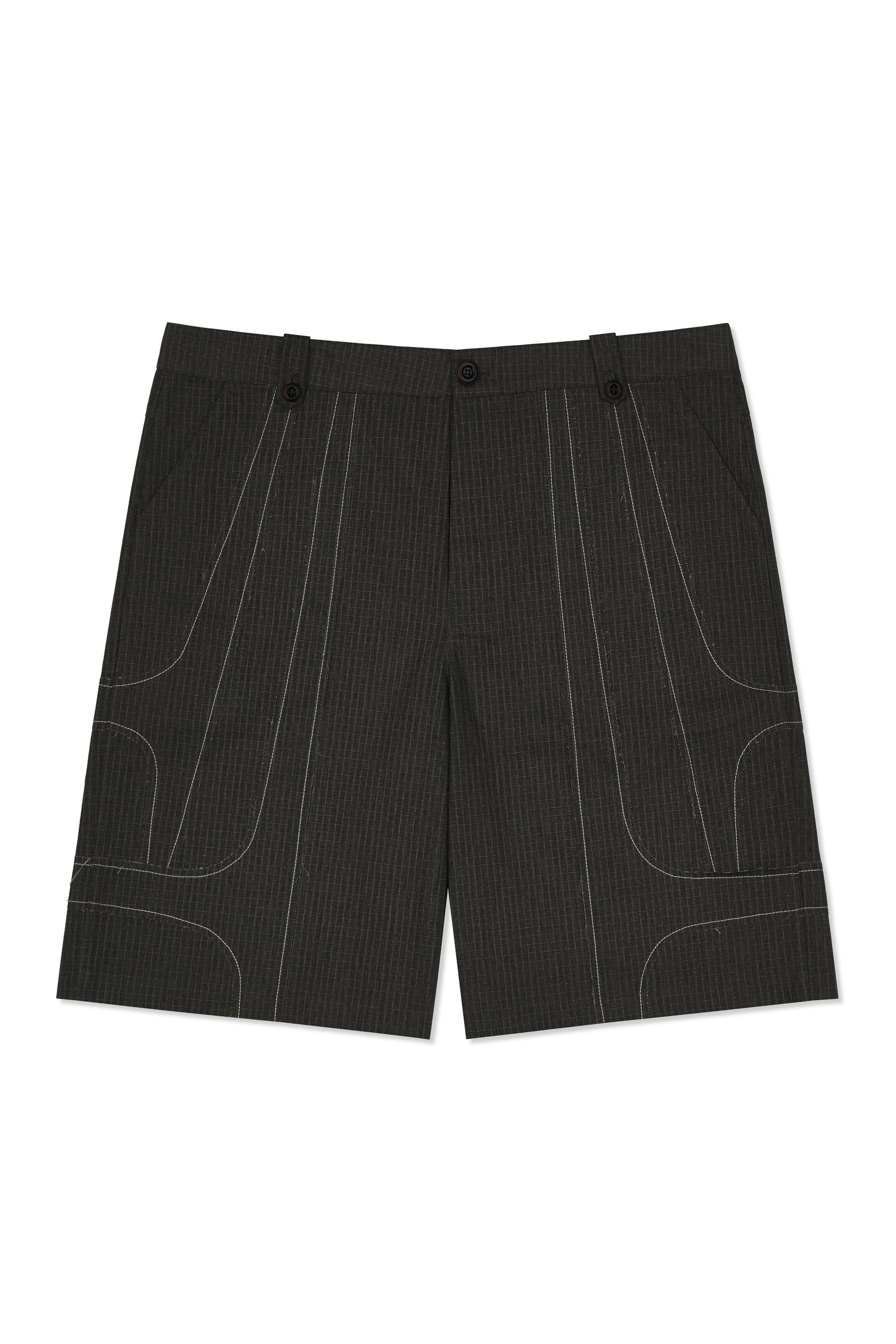 IOEDLE stitched Stream Shorts featuring a stylish design, casual fit, and comfortable fabric, perfect for everyday wear.