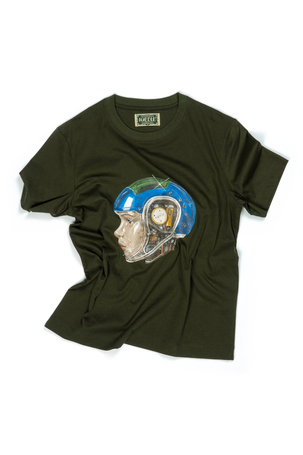 IOEDLE Tears.exe T-shirt, casual tops with graphic print, featuring a distressed design on soft fabric, ideal for everyday wear.