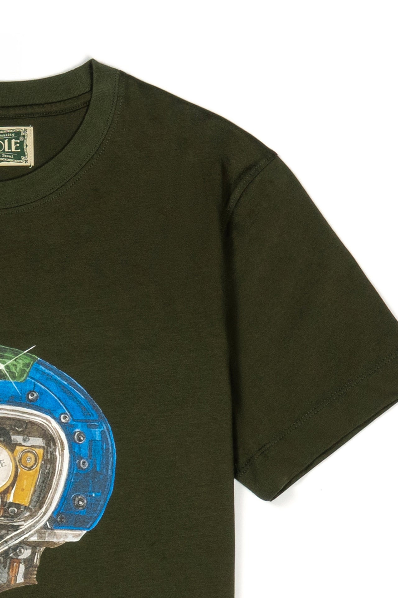 IOEDLE Tears.exe T-shirt, casual black top with graphic design, front view showing the stylish and comfortable fit.