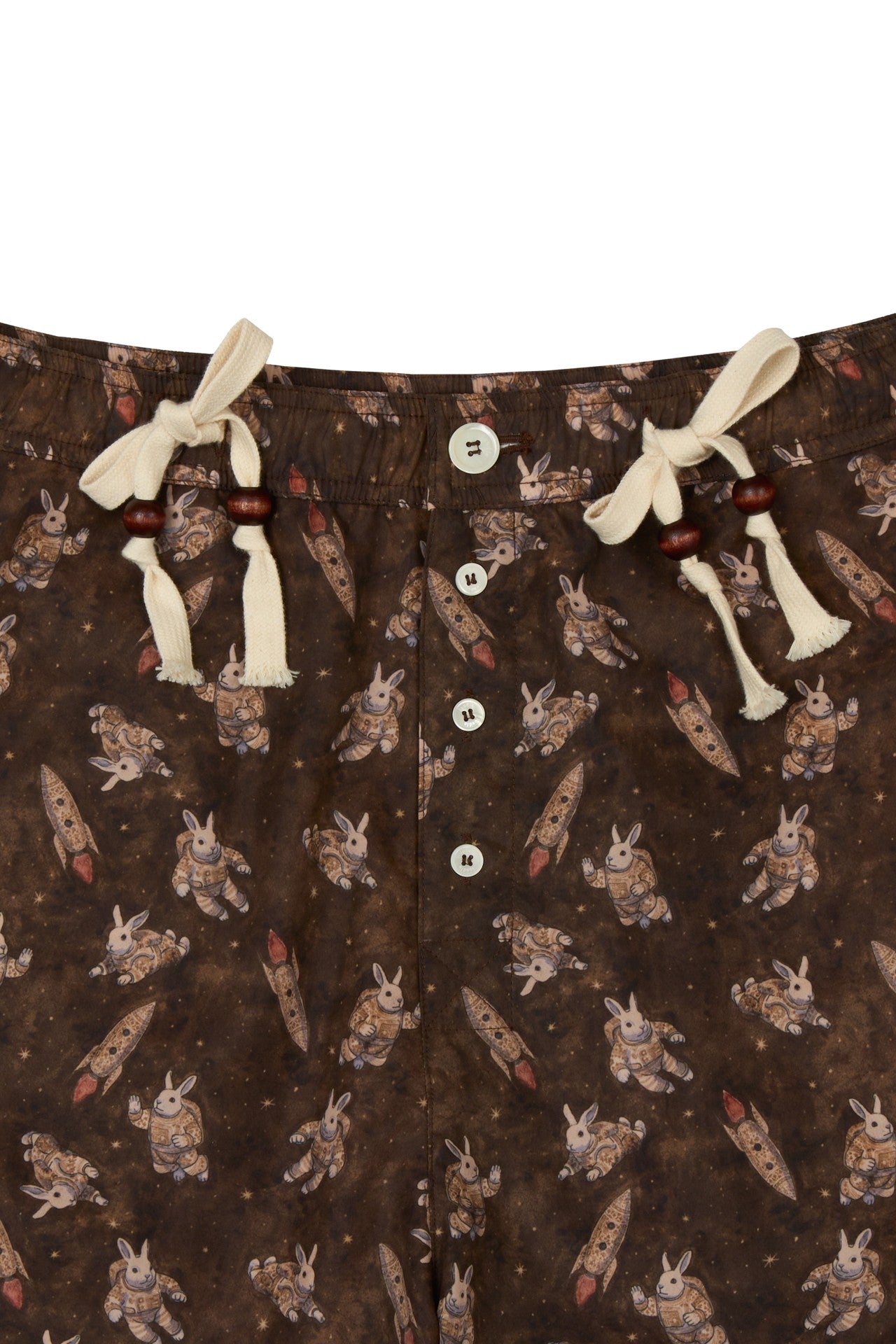 IOEDLE porcelain flight shorts, stylish and lightweight shorts made from durable porcelain fabric, displayed on a neutral background.
