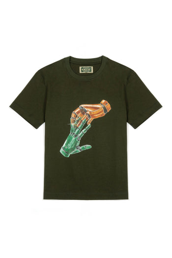 IOEDLE Sync.exe T-shirt, casual black tops with graphic design, front view showing the logo and comfortable fit