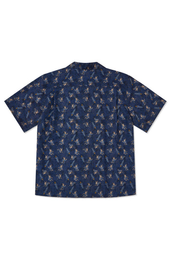 IOEDLE porcelain flight short-sleeve shirt shown in white with a classic collar and button-front design.