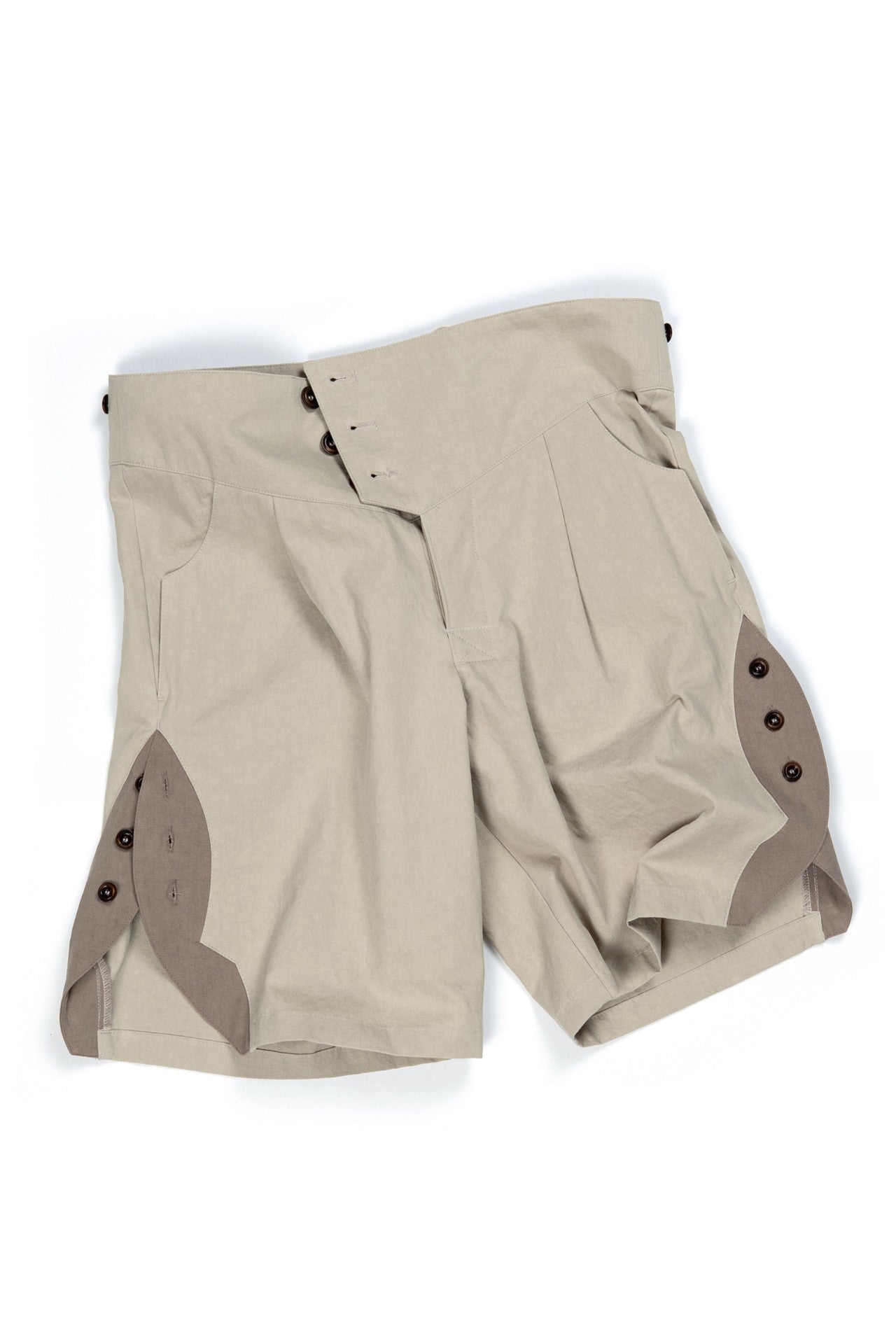 IOEDLE Rocket-Slit Shorts showing a stylish design with slitted sides and casual fit, perfect for summer wear.