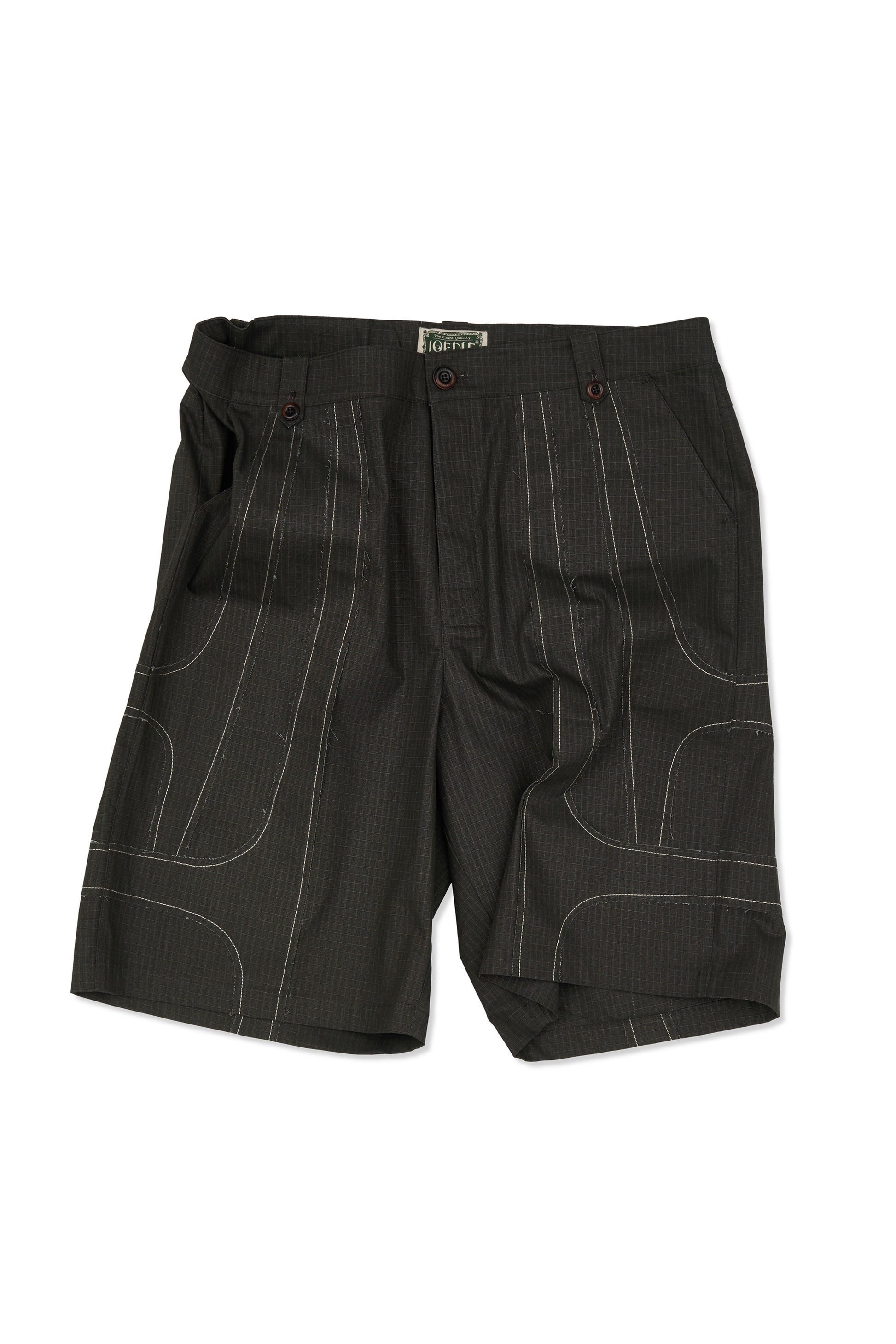 IOEDLE stitched stream shorts showing a stylish pair of casual shorts with stitched detailing, perfect for relaxed summer wear.