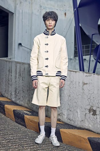 Casting Eyelet Padding Blouson