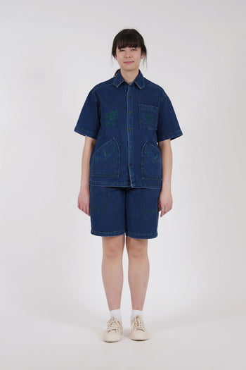 Brain Fitness Denim Shorts