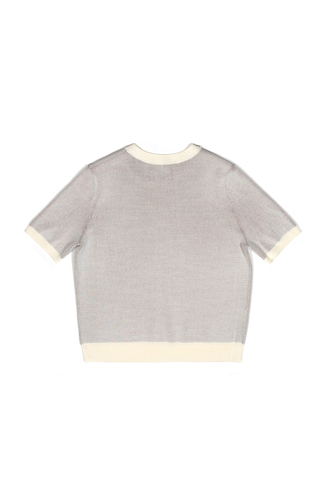 Wellbeing Sandwich Jacquard Crop Top Ivory