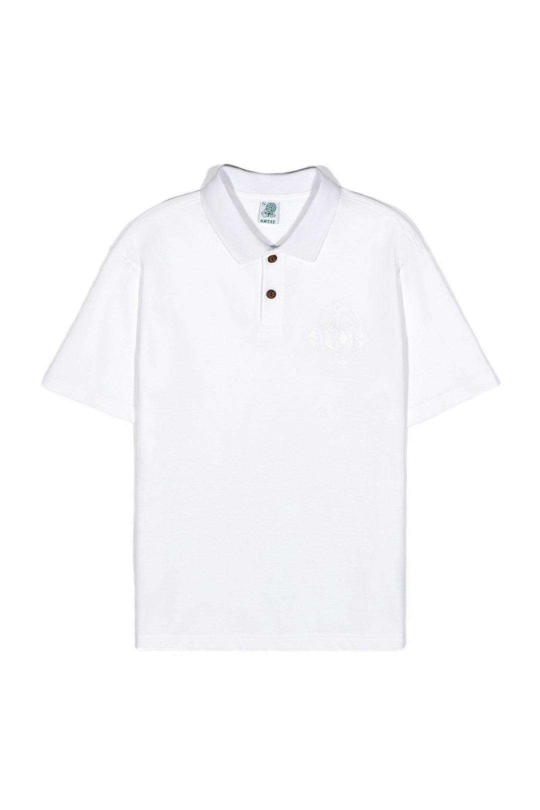 Big Monogram Pique Shirt White