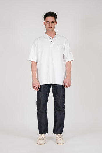 Big Monogram Pique Shirt White