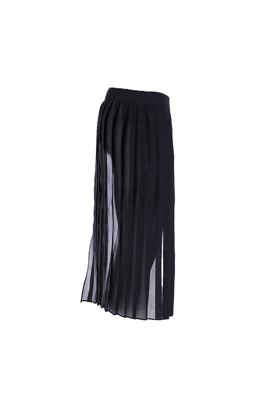 Abstract / Black Wrap Skirt