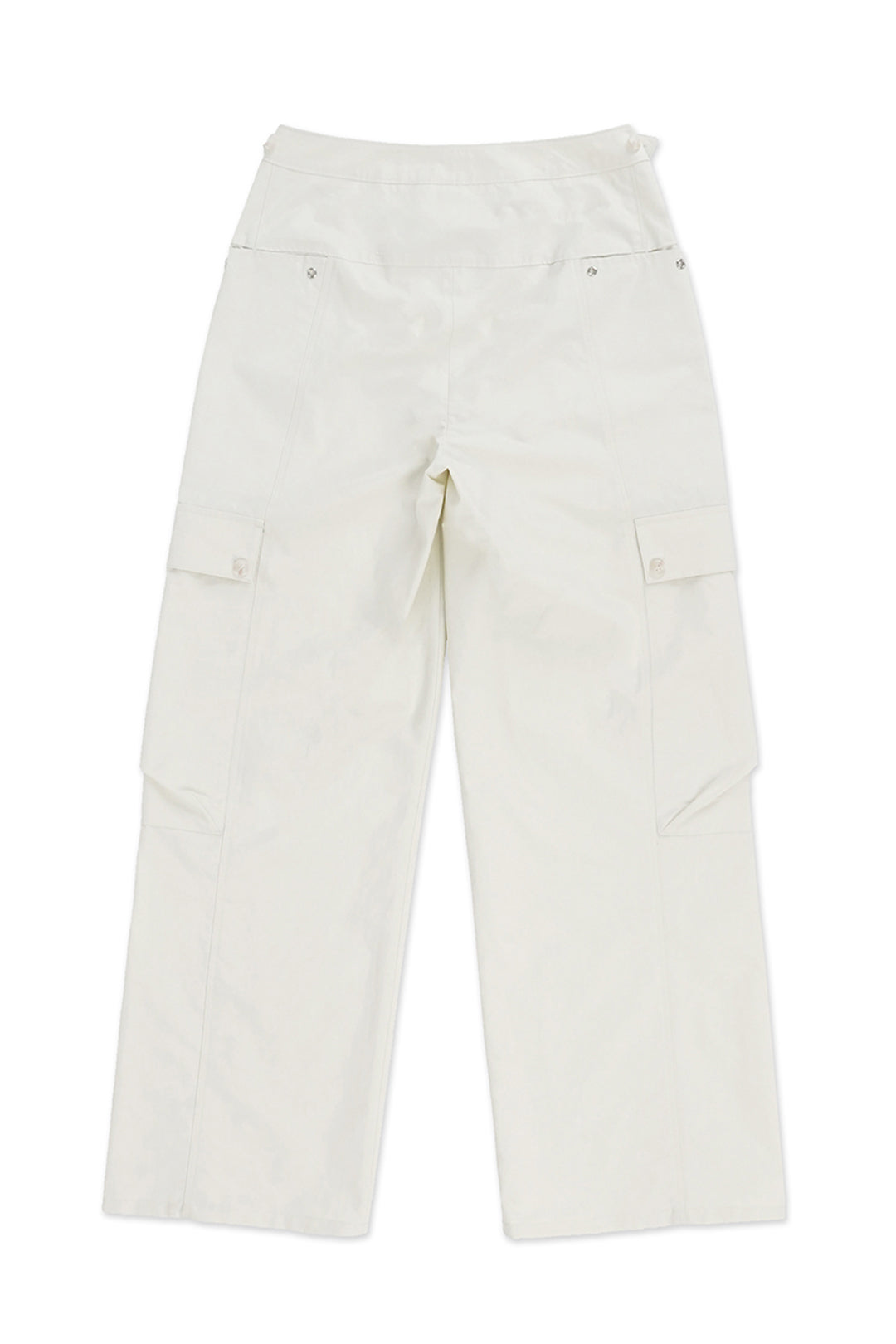 LOVE CRAZY WILD MAN Tabs cargo pants in ivory, stylish pants with multiple pockets and a relaxed fit for casual wear.