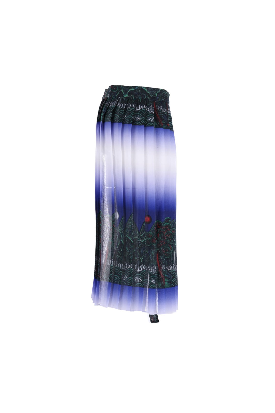 Irworobongdo Pleats Wrap Skirt