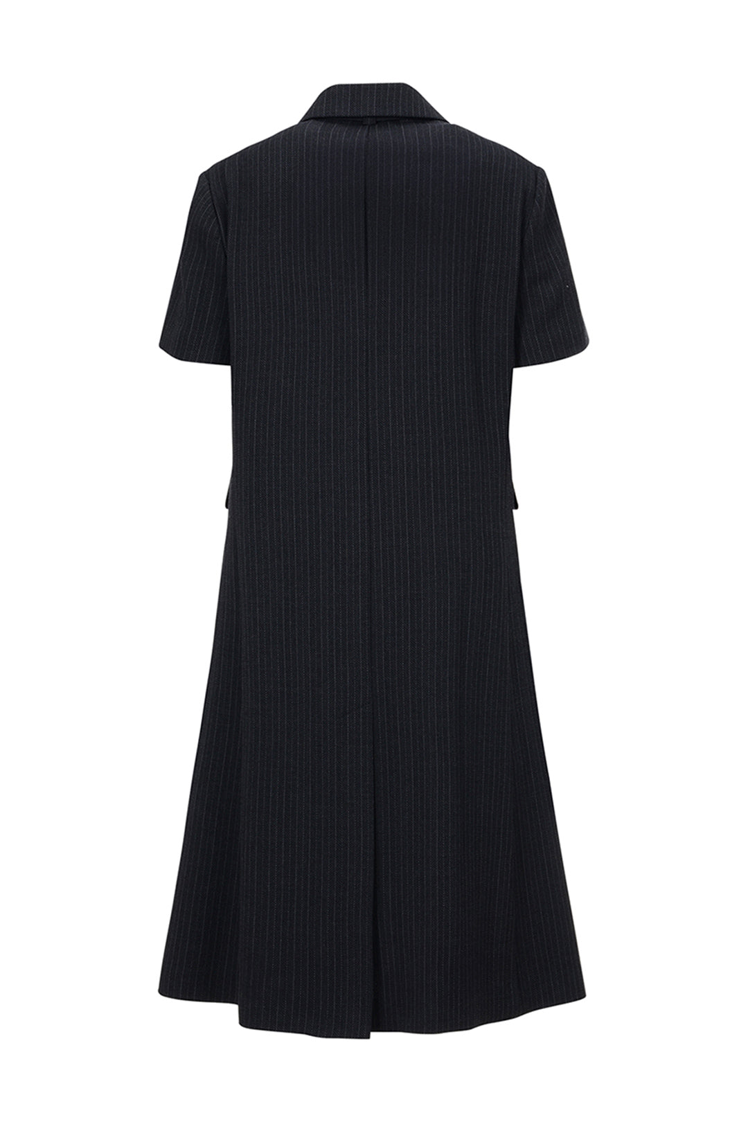 Black half sleeve coat by LOVE CRAZY WILD MAN, featuring a stylish design and tailored fit for versatile wear.