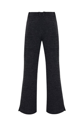 Black Bouncle Bell Bottoms by LOVE CRAZY WILD MAN, stylish flared bottoms with a comfortable fit and modern silhouette.
