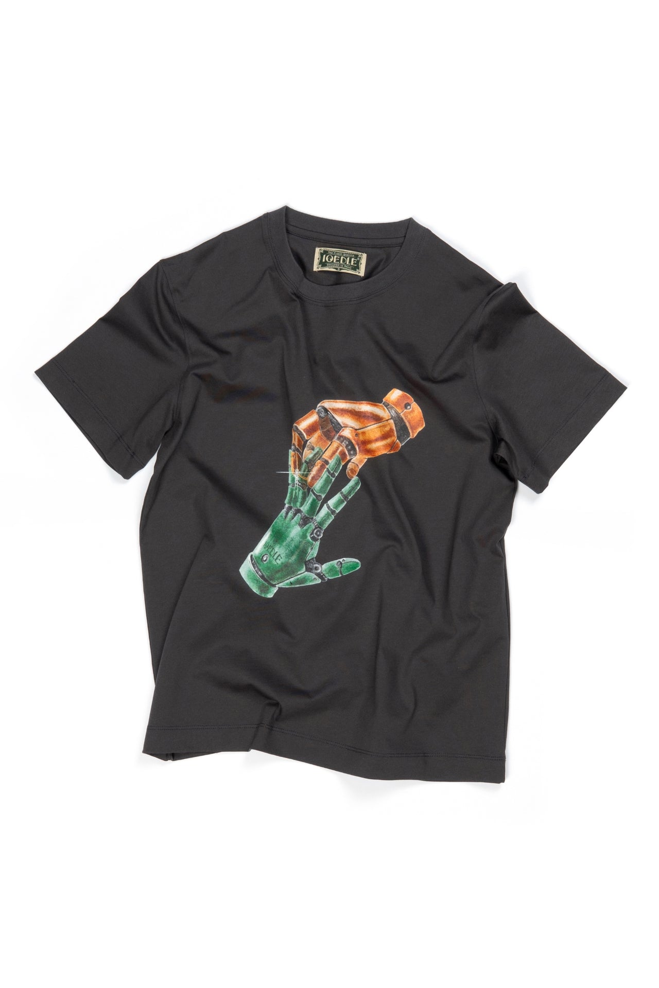 IOEDLE Sync.exe T-shirt, casual tops with graphic print, shown on a model, featuring a comfortable fit and modern design.