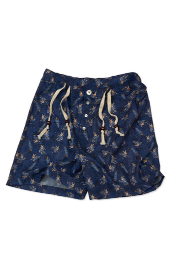IOEDLE porcelain flight shorts featuring sleek design and comfortable fit, shown in a stylish view.