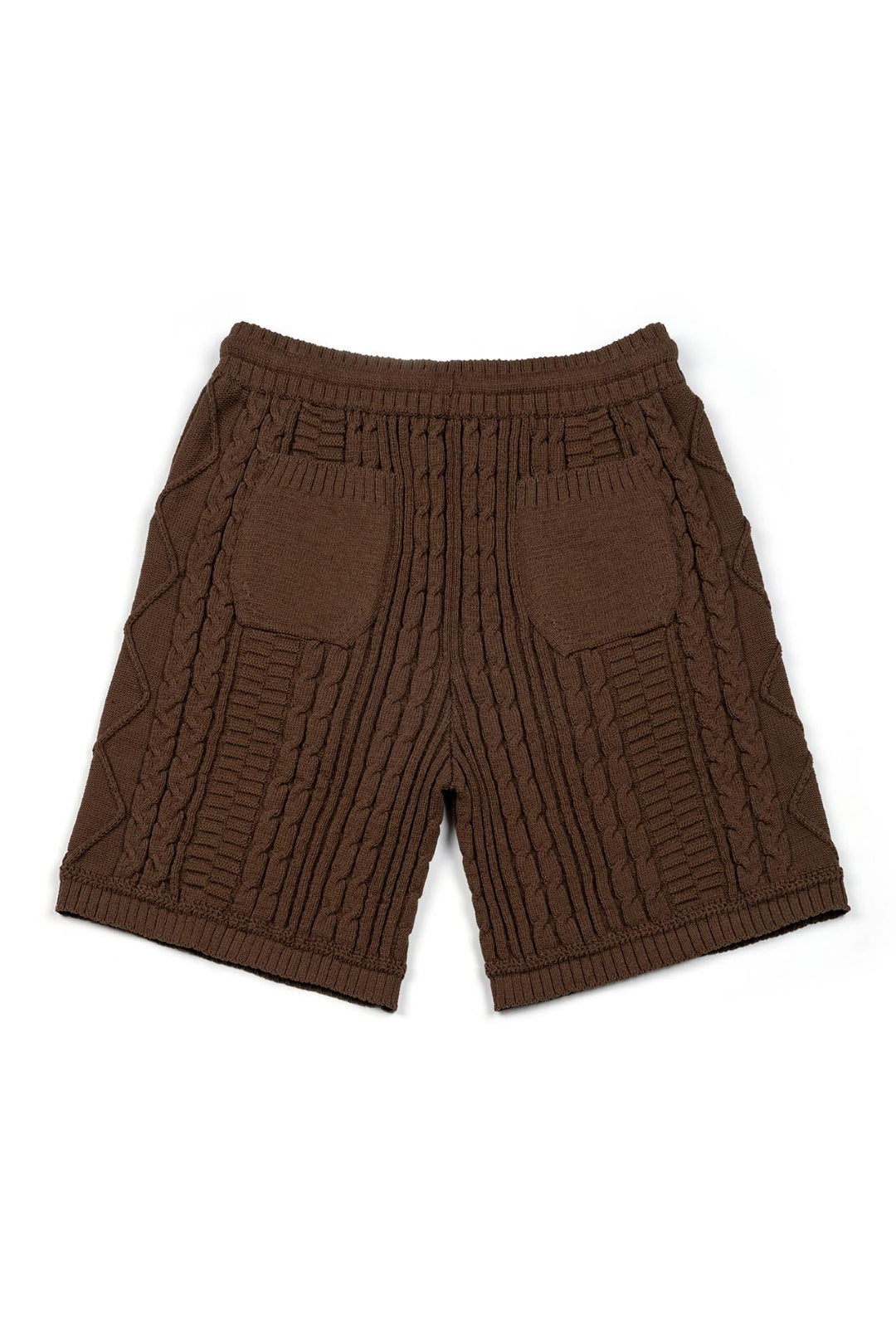 New Town Knit Shorts Brown