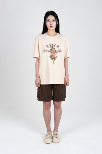 New Town Knit Shorts Brown