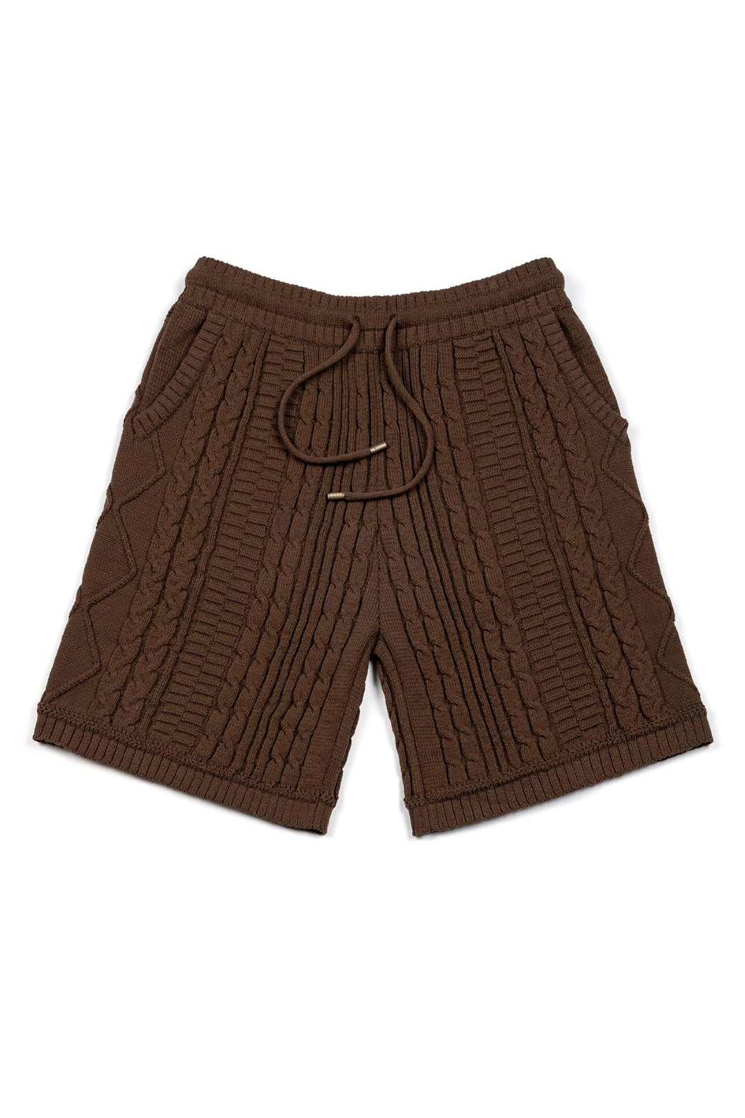 New Town Knit Shorts Brown