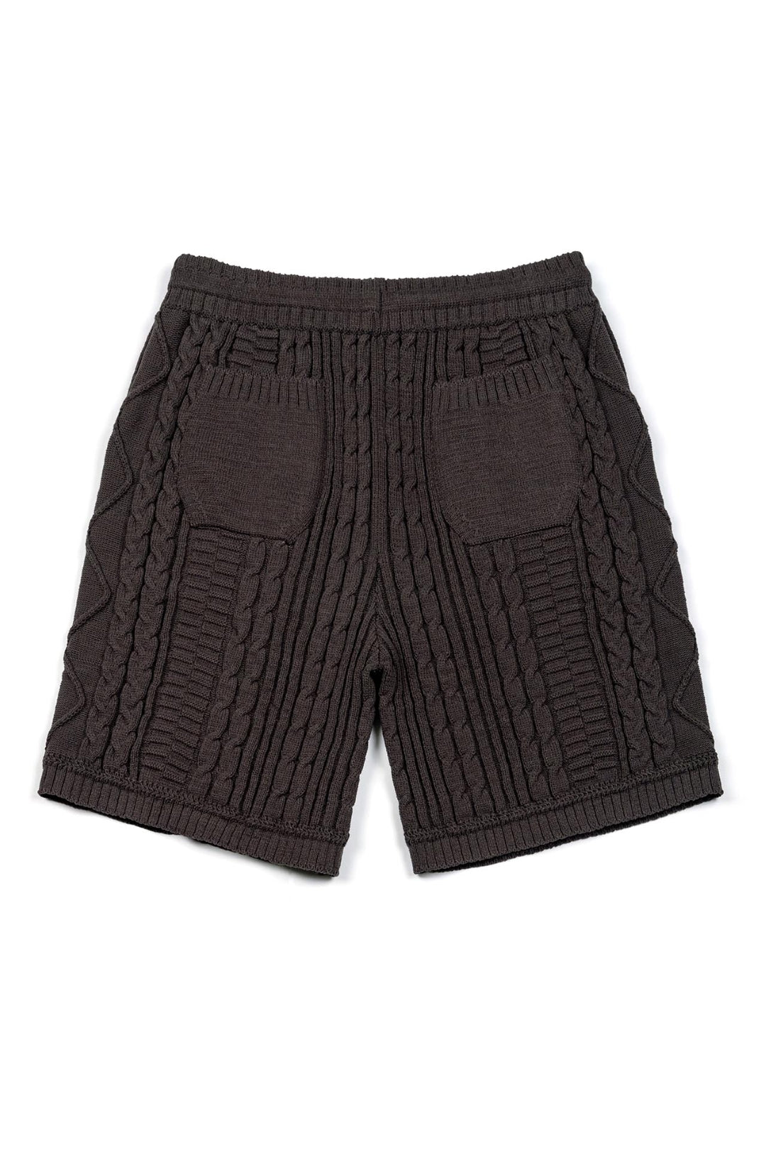 New Town Knit Shorts Charcoal