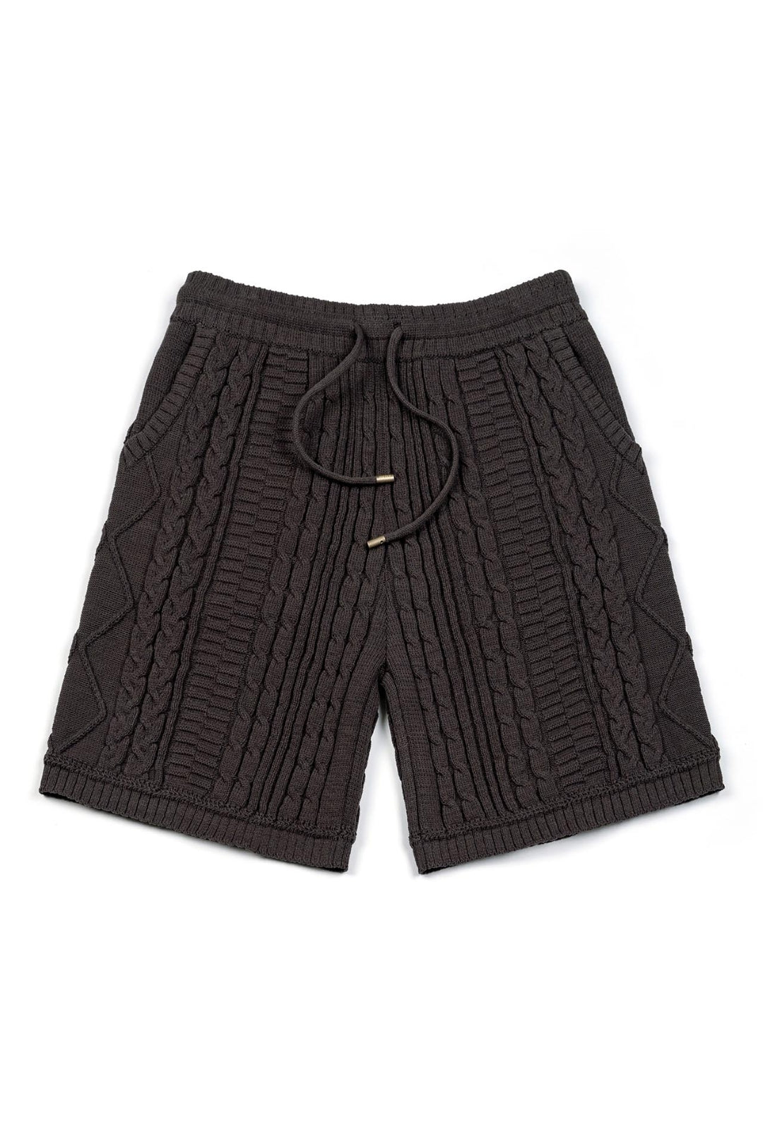 New Town Knit Shorts Charcoal