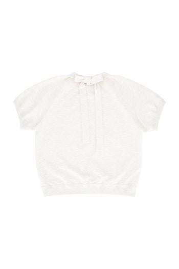 Love Crazy Wild Man raglan half sleeve top featuring contrasting sleeves and casual fit, shown in a front view.