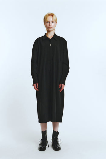 Black long shirt jumper by LOVE CRAZY WILD MAN, featuring a relaxed fit and casual style, suitable for everyday wear.