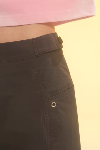 Charcoal tabs cargo pants from LOVE CRAZY WILD MAN featuring multiple pockets and a relaxed fit, shown on a model.