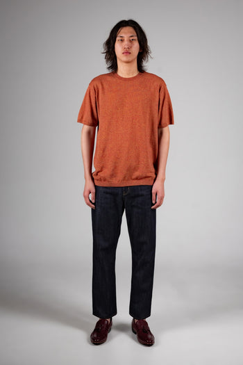 Noise Round Short Sleeve Knit Green