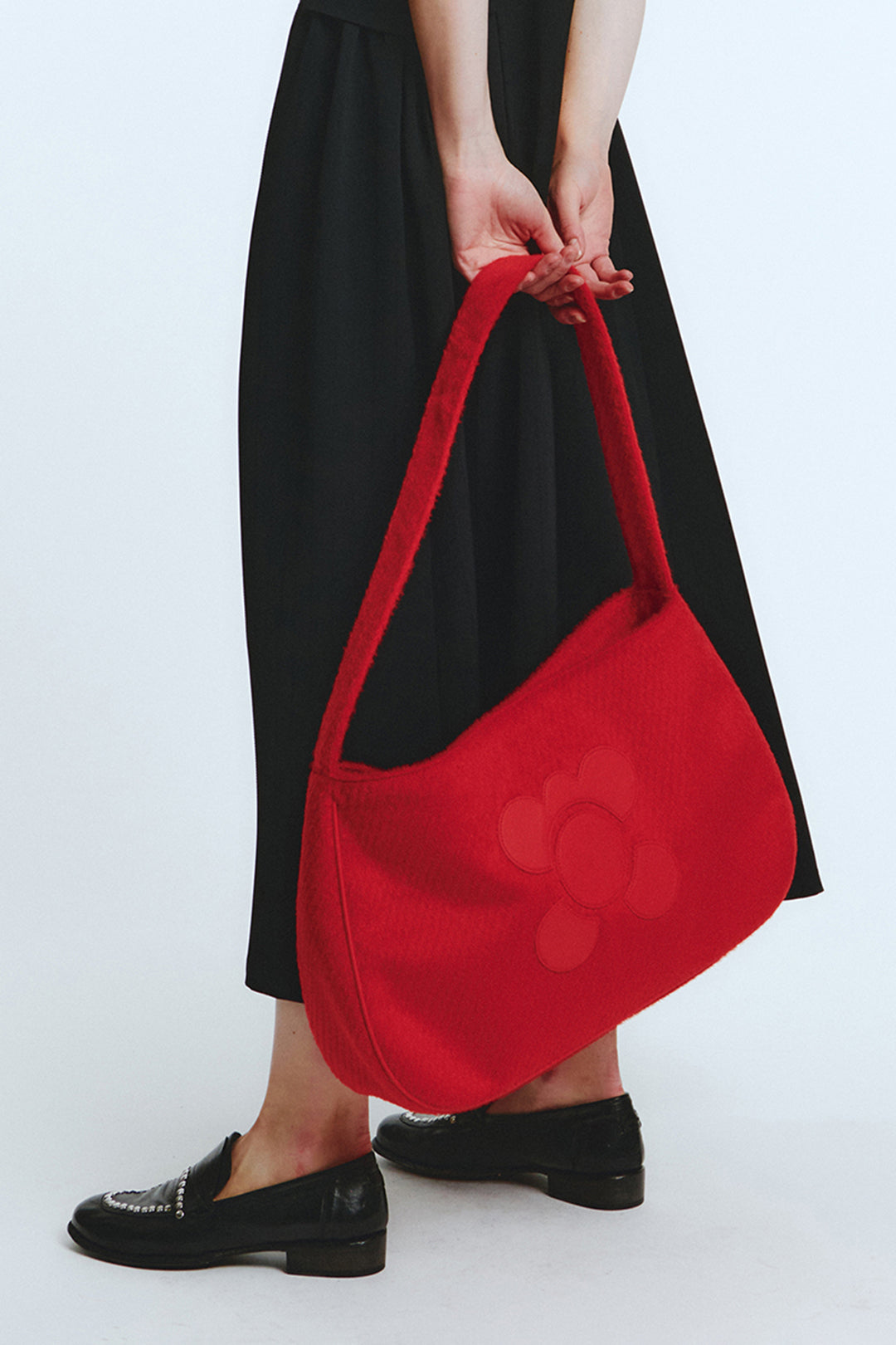 Red Packman Bag blazer by LOVE CRAZY WILD MAN featuring a bold, playful design with a classic fit and structured silhouette.