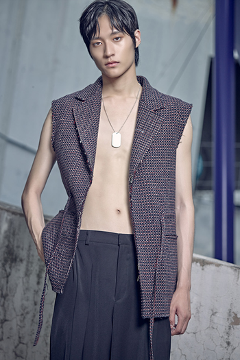 Single Breasted Wool Padding Vest
