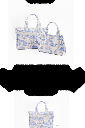 Chunhyang Toile Tote Bag (L)